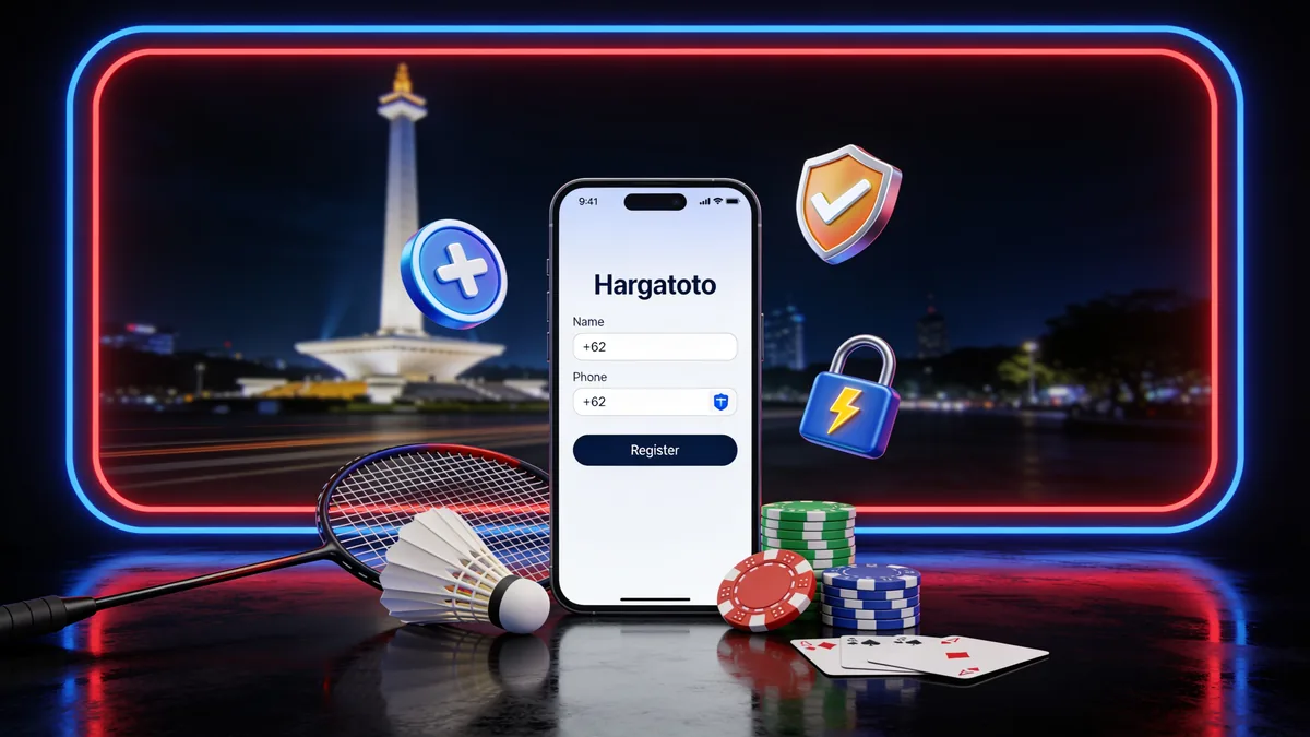 Cara Mendaftar di hargatoto untuk pemain di Indonesia